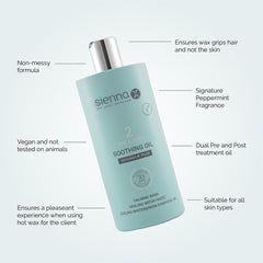 Sienna X Pre & Post Wax Soothing Oil 500ml