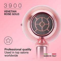 Elchim 3900 Healthy Ionic Hairdryer Metallic Venetian Rose