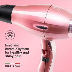 Elchim 3900 Healthy Ionic Hairdryer Metallic Venetian Rose