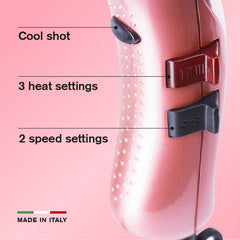 Elchim 3900 Healthy Ionic Hairdryer Metallic Venetian Rose