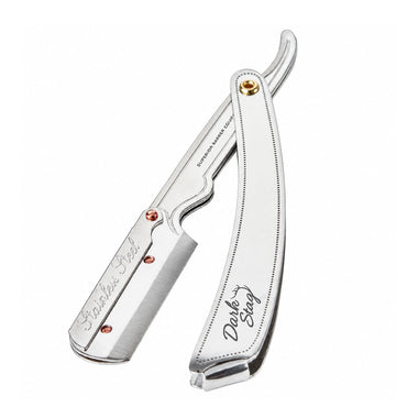Dark Stag Straight Razor Steel Handle