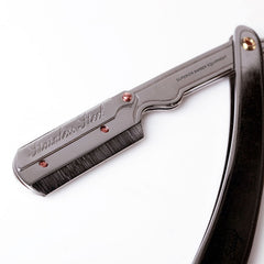 Dark Stag Straight Razor Steel Handle