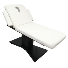 Lotus Chelsea Dark Wood & Cream Motorised Spa Beauty Bed