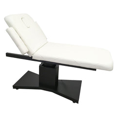 Lotus Chelsea Dark Wood & Cream Motorised Spa Beauty Bed