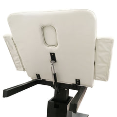 Lotus Chelsea Dark Wood & Cream Motorised Spa Beauty Bed