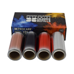 Procare Premium Extra Wide Coloured Fade Foil 4 Pack 4 x 120mm x 50m