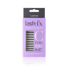 Lash FX Pre Fanned Instant Russian Lashes 10D C Curl 13mm