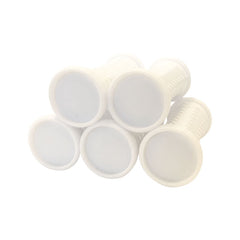 5 Pack White Rollers Medium 25-20mm For Babyliss PRO 30 Piece Roller Set