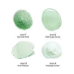 Voesh Pedi In A Box Deluxe 4 Step Green Tea Detox