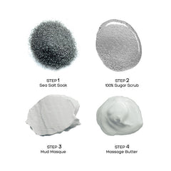 Voesh Pedi In A Box Deluxe 4 Step Charcoal