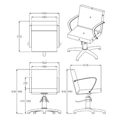 REM Shiraz Styling Chair