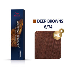 Wella Koleston Perfect Me+ 60ml 6/74 Dark Brunette Red Blonde