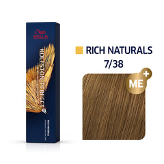 Wella Koleston Perfect Me+ 60ml 7/38 Medium Gold Pearl Blonde