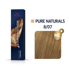 Wella Koleston Perfect Me+ 60ml 8/07 Light Natural Brunette Blonde