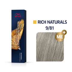 Wella Koleston Perfect Me+ 60ml 9/81 Very Light Blonde Pearl Ash