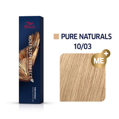 Wella Koleston Perfect Me+ 60ml 10/03 Lightest Natural Gold Blonde