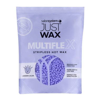 Salon System Just Wax Multiflex Hot Wax Beads Lavender and Aloe 700g