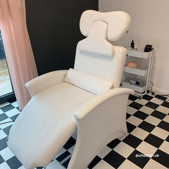 Lotus Monroe Eyebrow/Eyelash Beauty Bed White