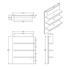 REM Glam LED Light Shelf Large