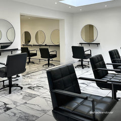 Lotus Westbury Black Styling Chair 5 Star Base