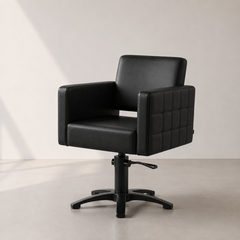 Lotus Washington Black Styling Chair 5 Star Black Base