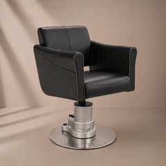 Lotus Chilton Black Styling Chair With Wireless Motorised Base