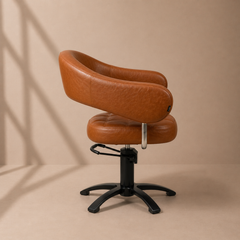 Lotus Corby Brown Styling Chair 5 Star Black Base