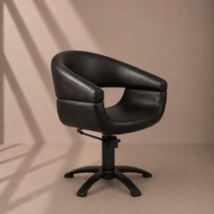Lotus Chicago Black Styling Chair 5 Star Black Base
