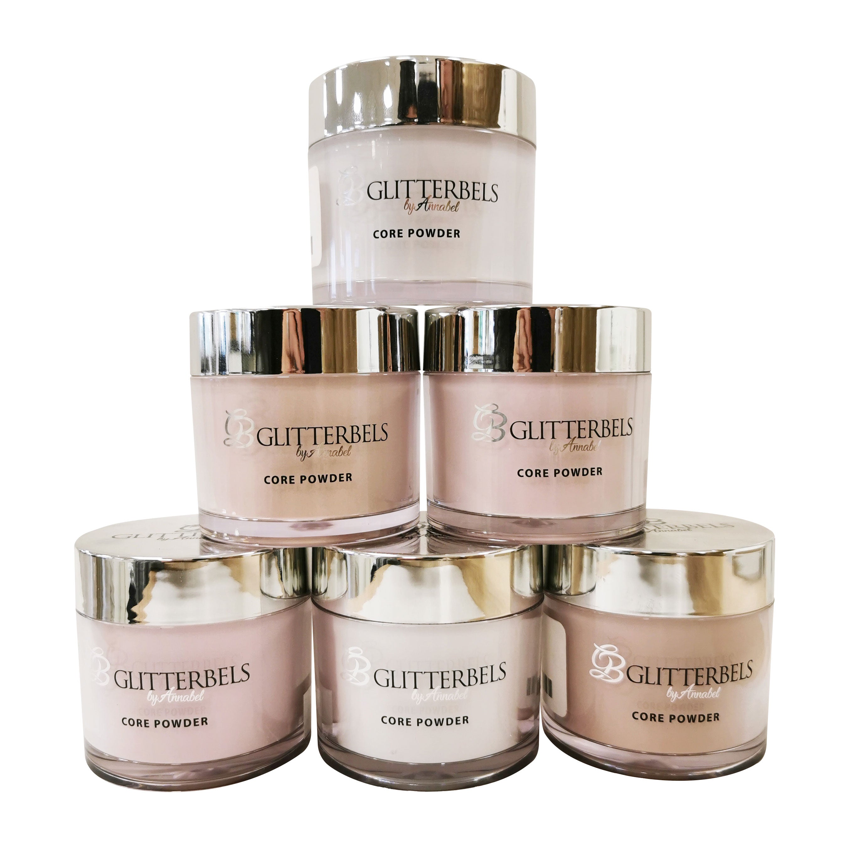 Glitterbels Core Acrylic Powder 56g Glass Slippers
