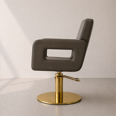 Lotus Crosby Clay Styling Chair Round Gold Base