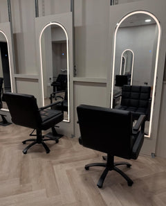 Lotus Westbury Black Styling Chair 5 Star Base