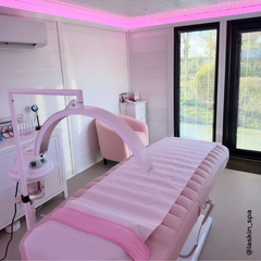 Lotus Darcy Pink Motorised Beauty Bed