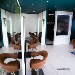 Lotus Corby Brown Styling Chair Square Silver Base