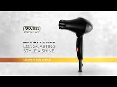 WAHL Pro Slim Style Ionic Black Dryer 2000w