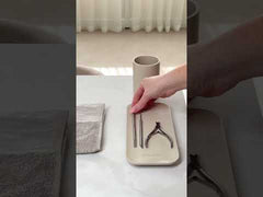 Glossify Tool Tray & Brush Holder Set