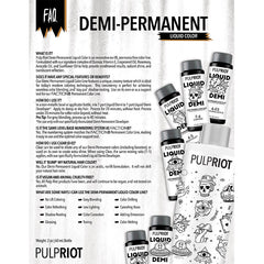 Pulp Riot Liquid Demi-Permanent Hair Color 60ml Booster Red .66