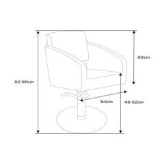 Lotus Matisse Black Styling Chair Wireless Motorised Base
