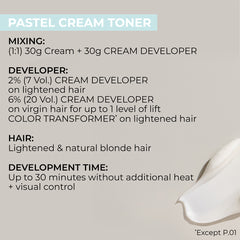 Indola BLONDE EXPERT Pastel Cream Toner P.17 Ash Violet 60ml
