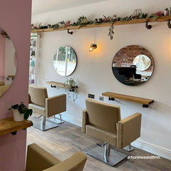 Lotus Phoenix Biscuit Styling Chair Square Silver Base