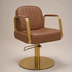 Lotus Tokyo Tan Styling Chair Gold Base