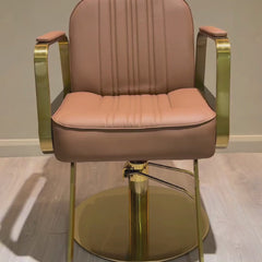Lotus Tokyo Tan Styling Chair Gold Base