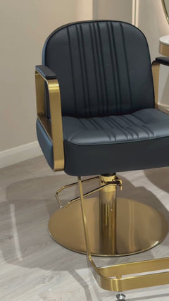 Lotus Tokyo Black Styling Chair Gold Base