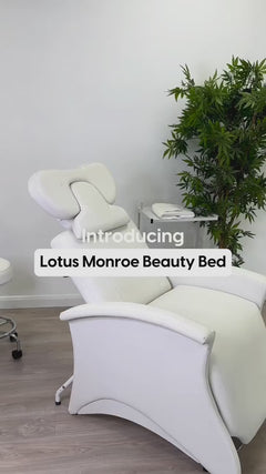 Lotus Monroe Eyebrow/Eyelash Beauty Bed White