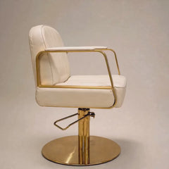 Lotus Tokyo Ivory Styling Chair Gold Base