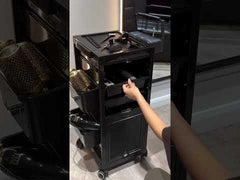 Lotus Locky Trolley with Locking Doors Black