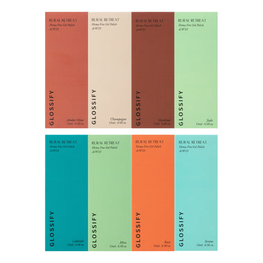 Glossify Rural Retreat Collection 8 x 15ml  Hema Free Gel