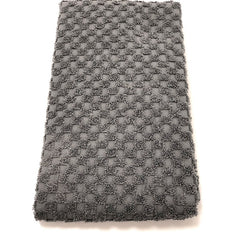 BC Softwear Serenity Waffle Patterned Jumbo Sheet Slate Grey 100x220cm