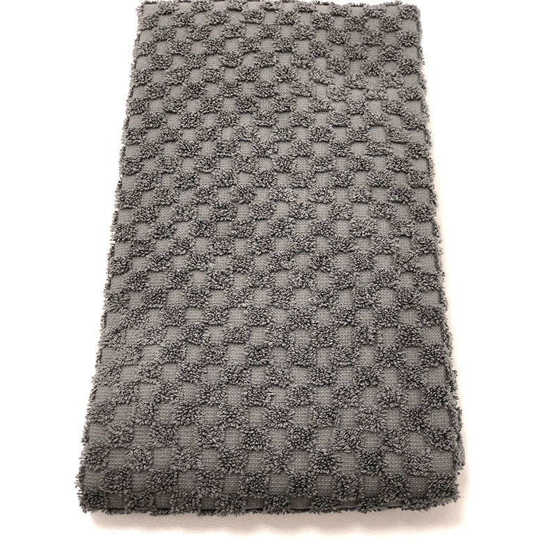 BC Softwear Serenity Waffle Patterned Jumbo Sheet Slate Grey with Head Hole 100x220cm