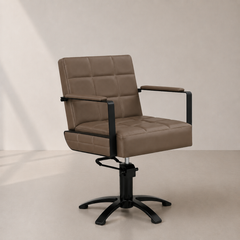 Lotus Westbury Taupe Styling Chair 5 Star Base