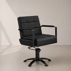 Lotus Westbury Black Styling Chair 5 Star Base